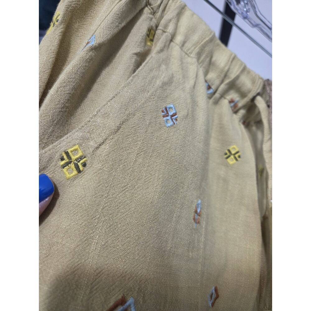 Easel Los Angeles Embroidered Drawstring Pants - Picture 6 of 13